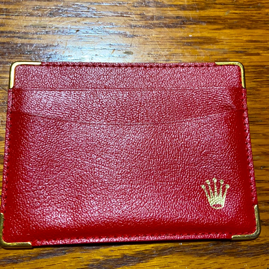 Rolex Red Card Wallet Rolex Red Card Wallet
